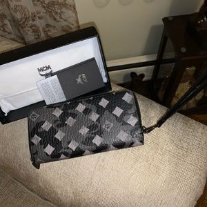 Mcm Wristlet like New